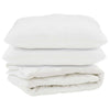 Vidaxx couette avec oreiller 3 pcs microfibre blanche