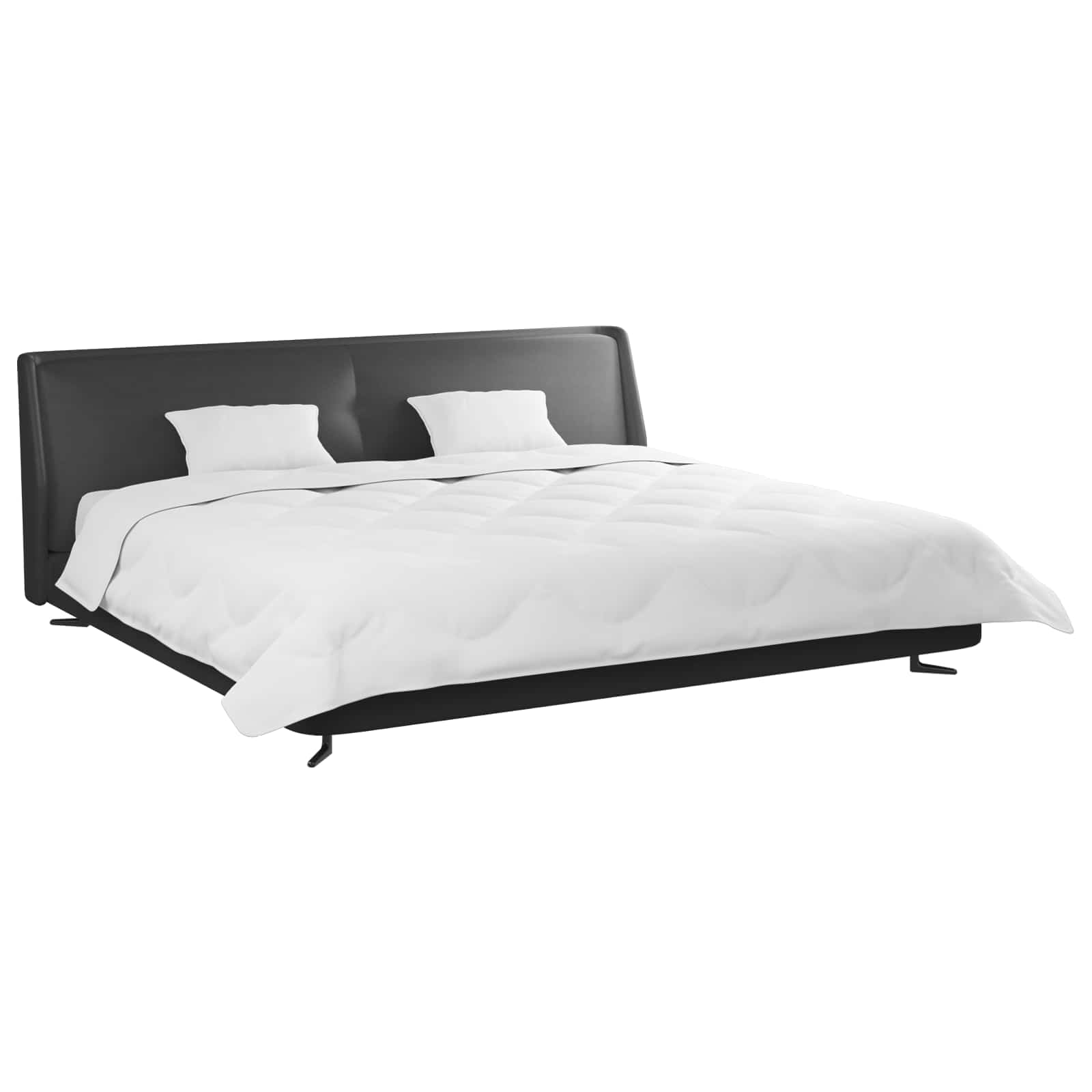Vidaxl couette d'hiver avec oreiller 3 pcs microfibre blanche