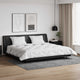 Vidaxl couette d'hiver avec oreiller 3 pcs microfibre blanche