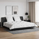 Vidaxl couette d'hiver avec oreiller 3 pcs microfibre blanche
