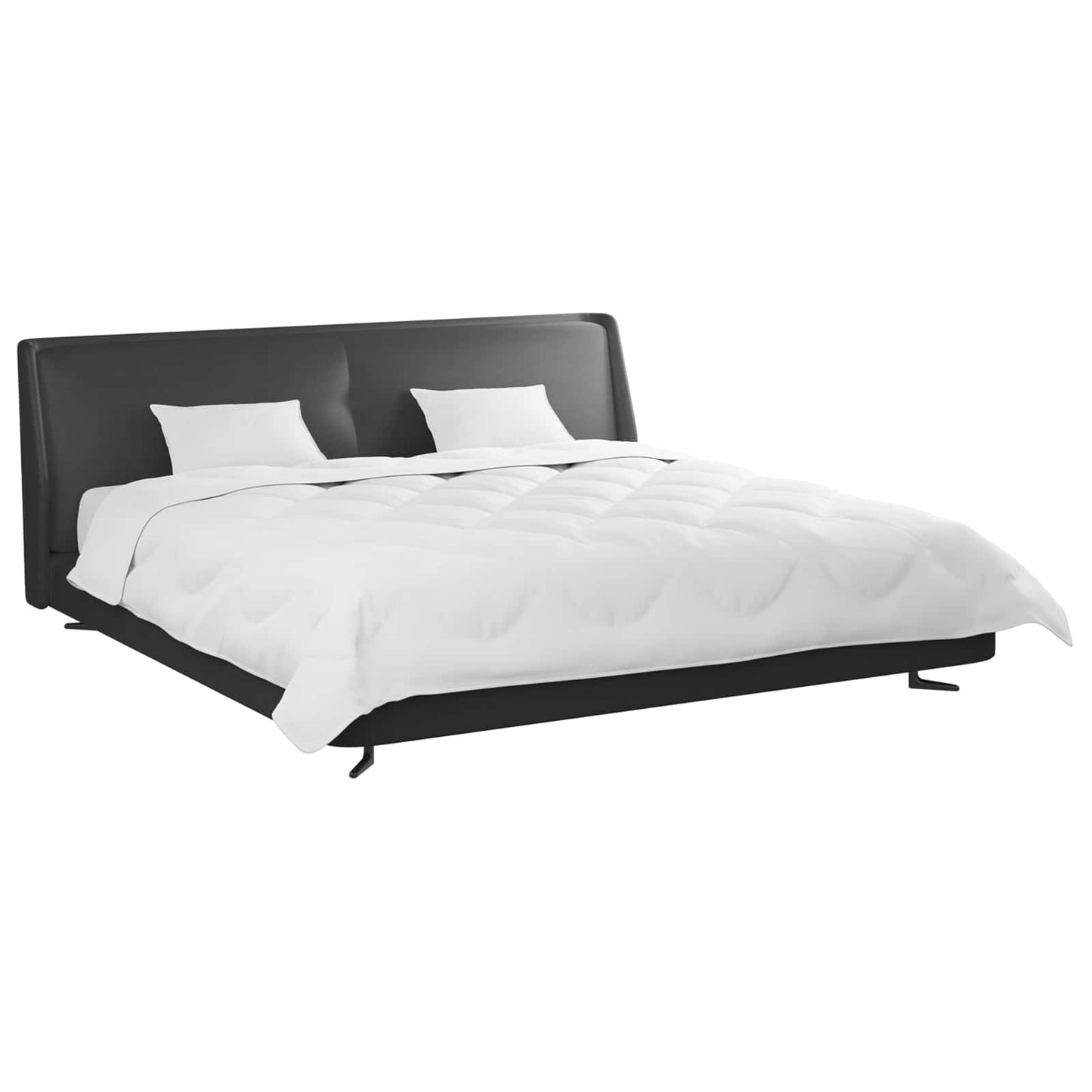 Vidaxx couette avec oreillers avec oreiller 3 pcs microfibre blanche
