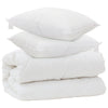 Vidaxx couette avec oreillers avec oreiller 3 pcs microfibre blanche