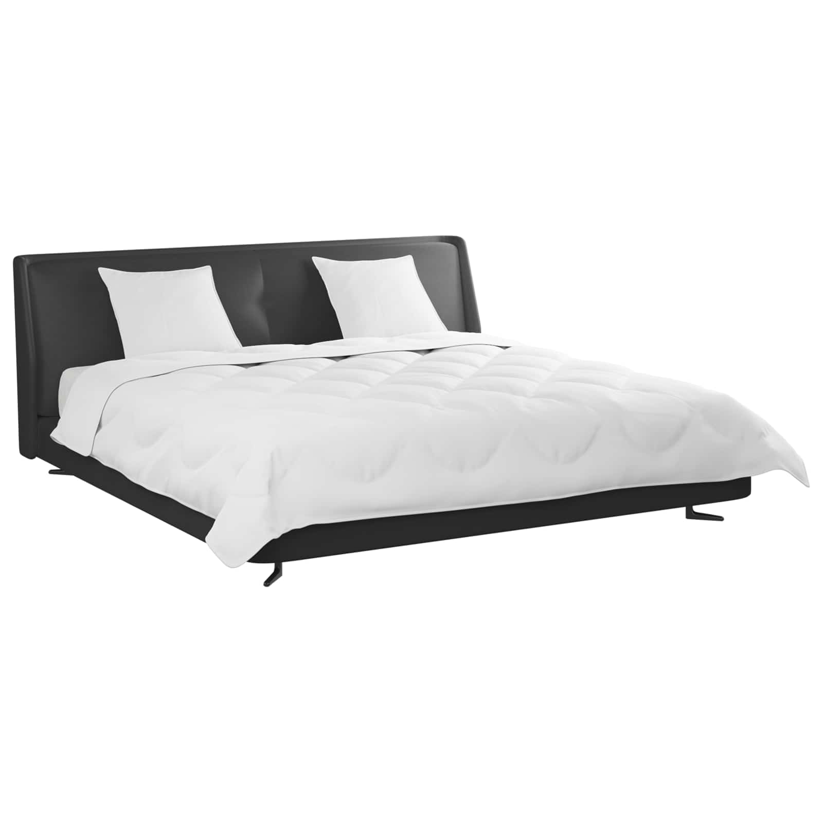 Vidaxx couette avec oreillers avec oreiller 3 pcs microfibre blanche