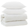 Vidaxx couette avec oreillers avec oreiller 3 pcs microfibre blanche