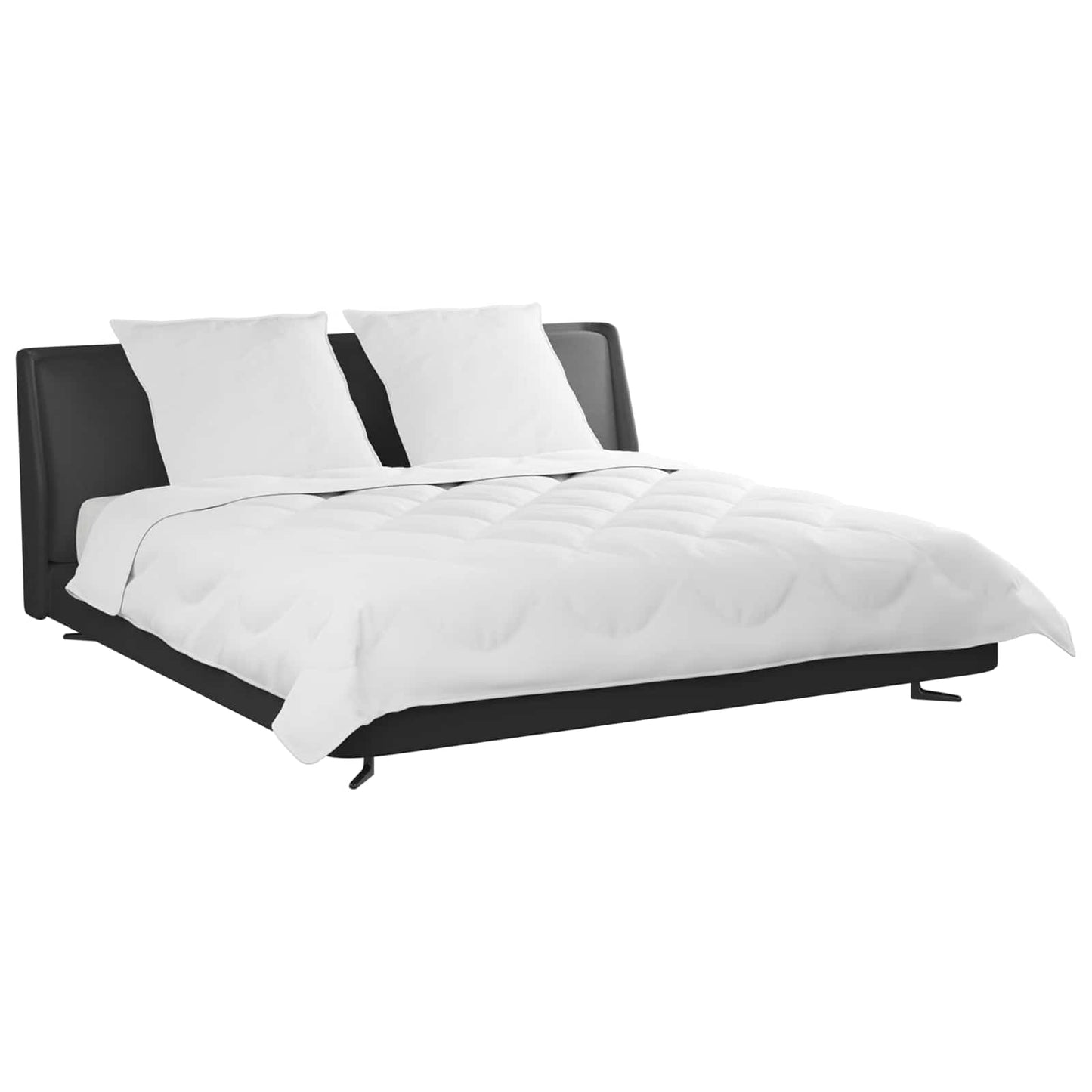 Vidaxx couette avec oreillers avec oreiller 3 pcs microfibre blanche
