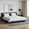 Vidaxl couette avec oreiller 3 pcs microfibre blanche