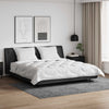 Vidaxl couette avec oreiller 3 pcs microfibre blanche