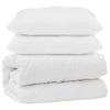 Vidaxl couette avec oreiller 3 pcs microfibre blanche