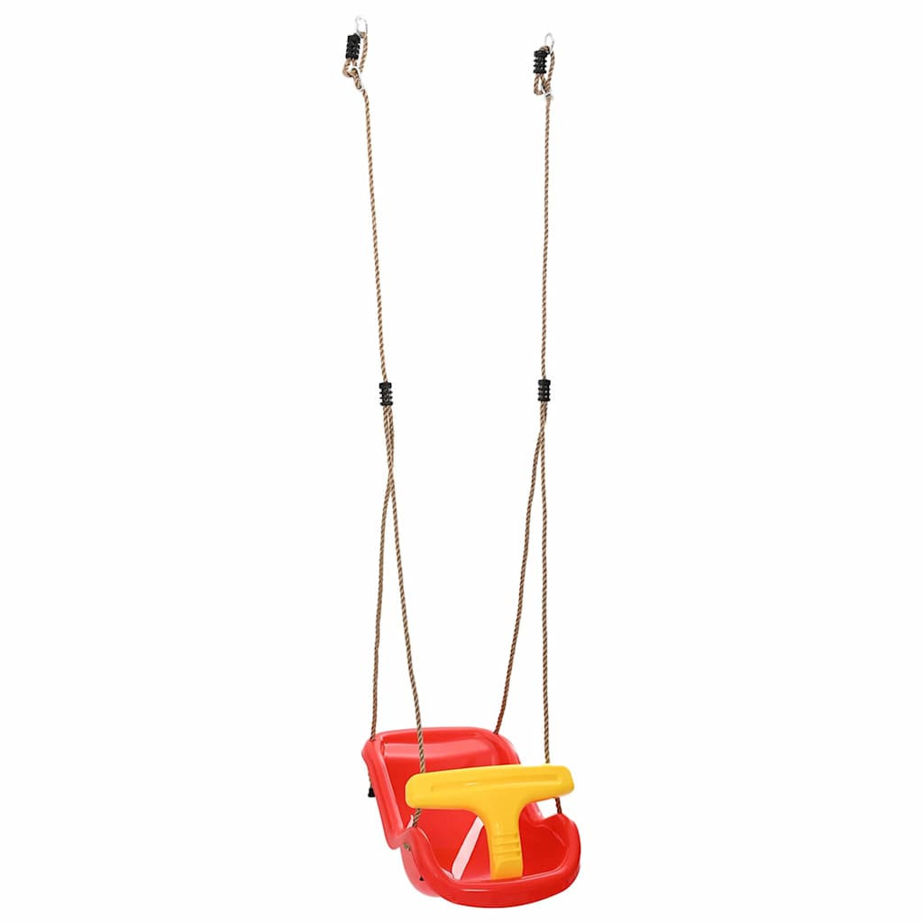 Vidaxl balançoire bébé 2 pcs rouge 36 x 43 x 42 cm plastique