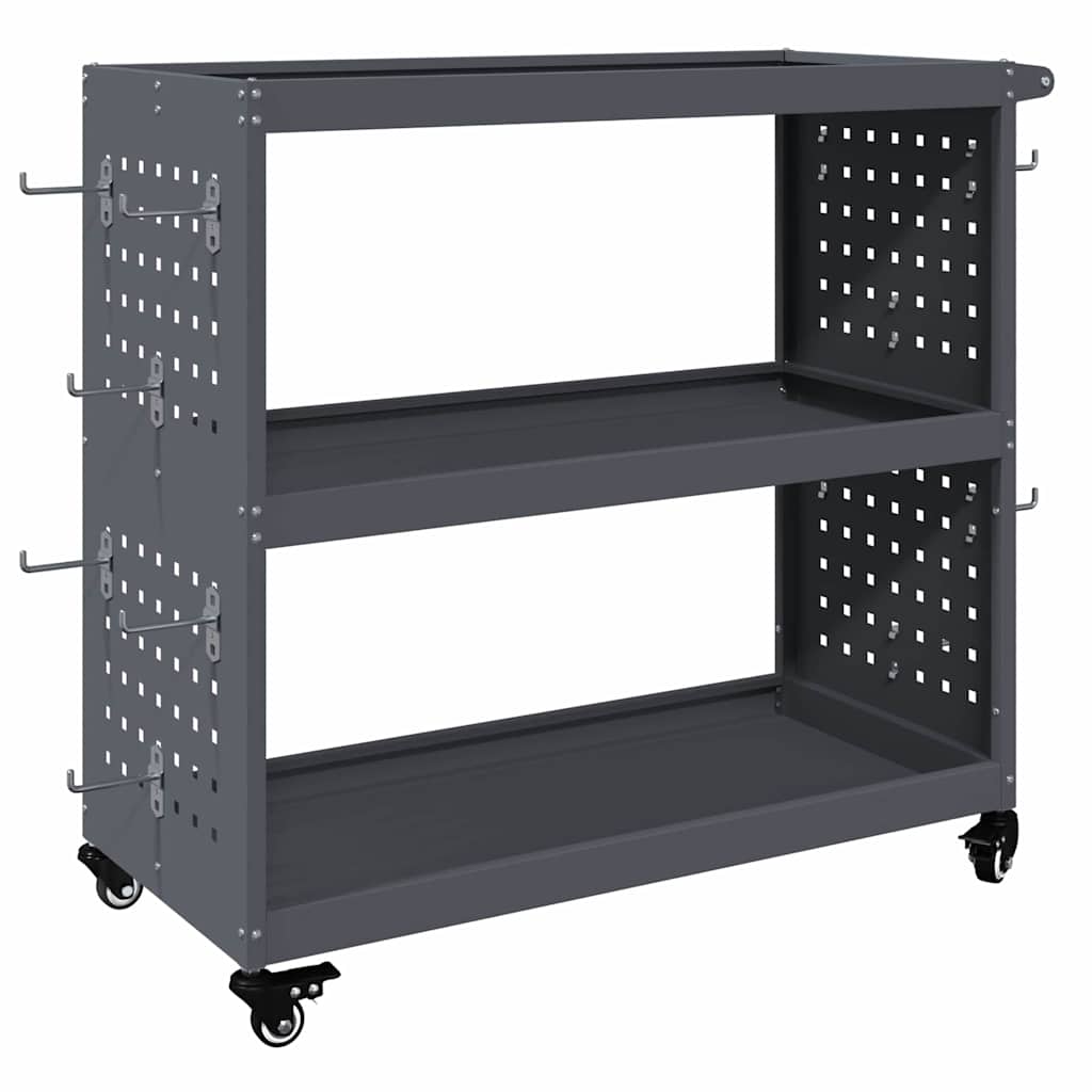 Vidaxx chariot à outils anthracite 75 x 35 x 73 cm acier laminé à froid