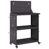Vidaxx chariot à outils noir 65 x 35 x 111 cm acier laminé à froid
