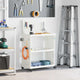 Vidaxx chariot à outils blanc 65 x 35 x 111 cm acier laminé à froid