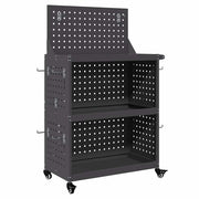 Vidaxx chariot à outils noir 65 x 35 x 111 cm acier laminé à froid - afbeelding 2