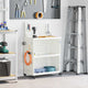Vidaxx chariot à outils blanc 65 x 35 x 111 cm acier laminé à froid