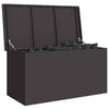 Vidaxx boîte de rangement extérieure noir 100 x 50,5 x 50 cm acier