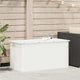 Vidaxx boîte de rangement extérieure blanc 100 x 50,5 x 50 cm acier