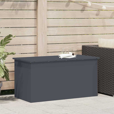 Vidaxx boîte de rangement extérieure anthracite 100 x 50,5 x 50 cm acier
