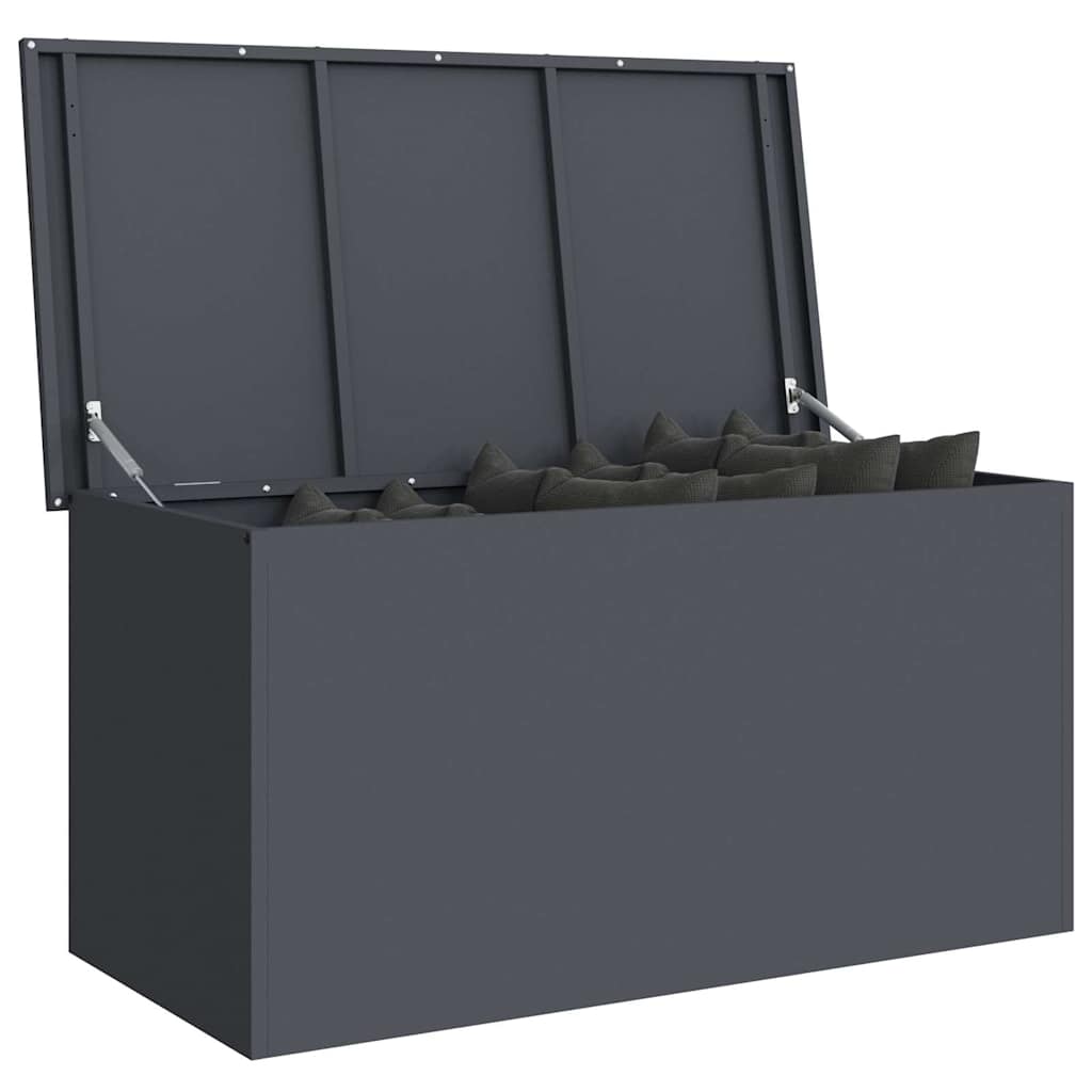 Vidaxx boîte de rangement extérieure anthracite 100 x 50,5 x 50 cm acier
