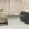 Vidaxx boîte de rangement extérieure argent 100 x 50,5 x 50 cm acier