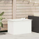 Vidaxx boîte de rangement extérieure blanc 80 x 50,5 x 50 cm en acier