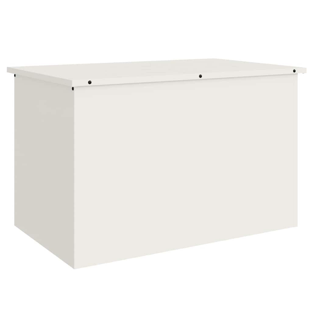Vidaxx boîte de rangement extérieure blanc 80 x 50,5 x 50 cm en acier