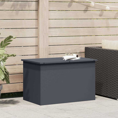 Vidaxx boîte de rangement extérieure anthracite 80 x 50,5 x 50 cm acier