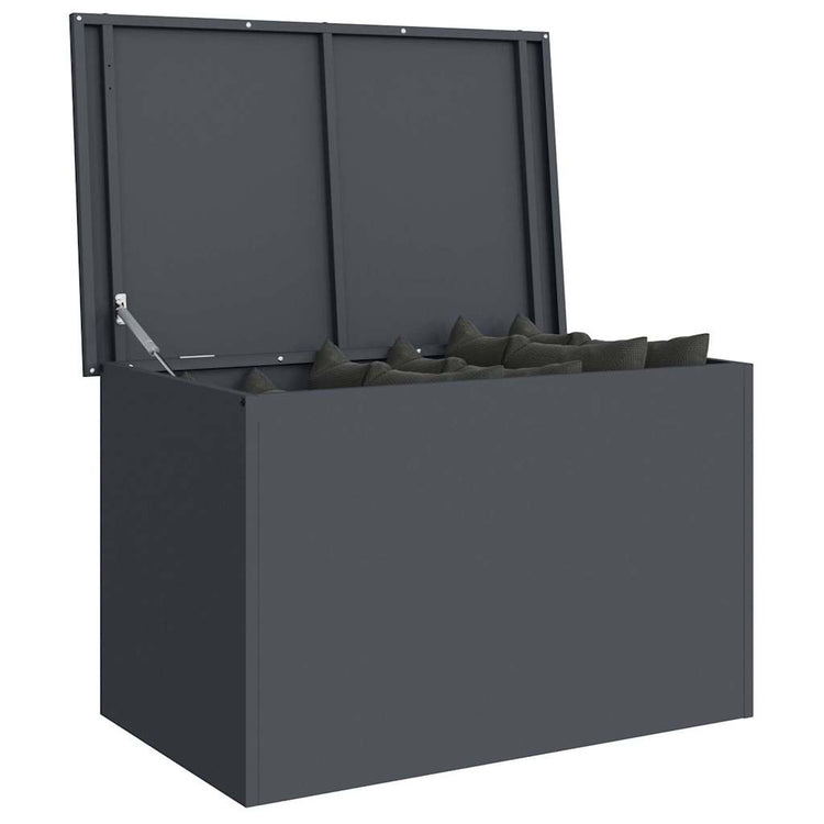 Vidaxx boîte de rangement extérieure anthracite 80 x 50,5 x 50 cm acier