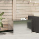 Vidaxx boîte de rangement extérieure argent 80 x 50,5 x 50 cm acier
