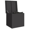 Vidaxx boîte de rangement extérieure noir 55 x 50,5 x 50 cm acier