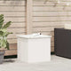 Vidaxx boîte de rangement extérieure blanc 55 x 50,5 x 50 cm acier