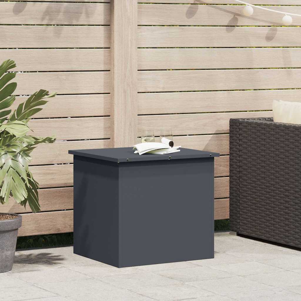 Vidaxx boîte de rangement extérieure anthracite 55 x 50,5 x 50 cm acier