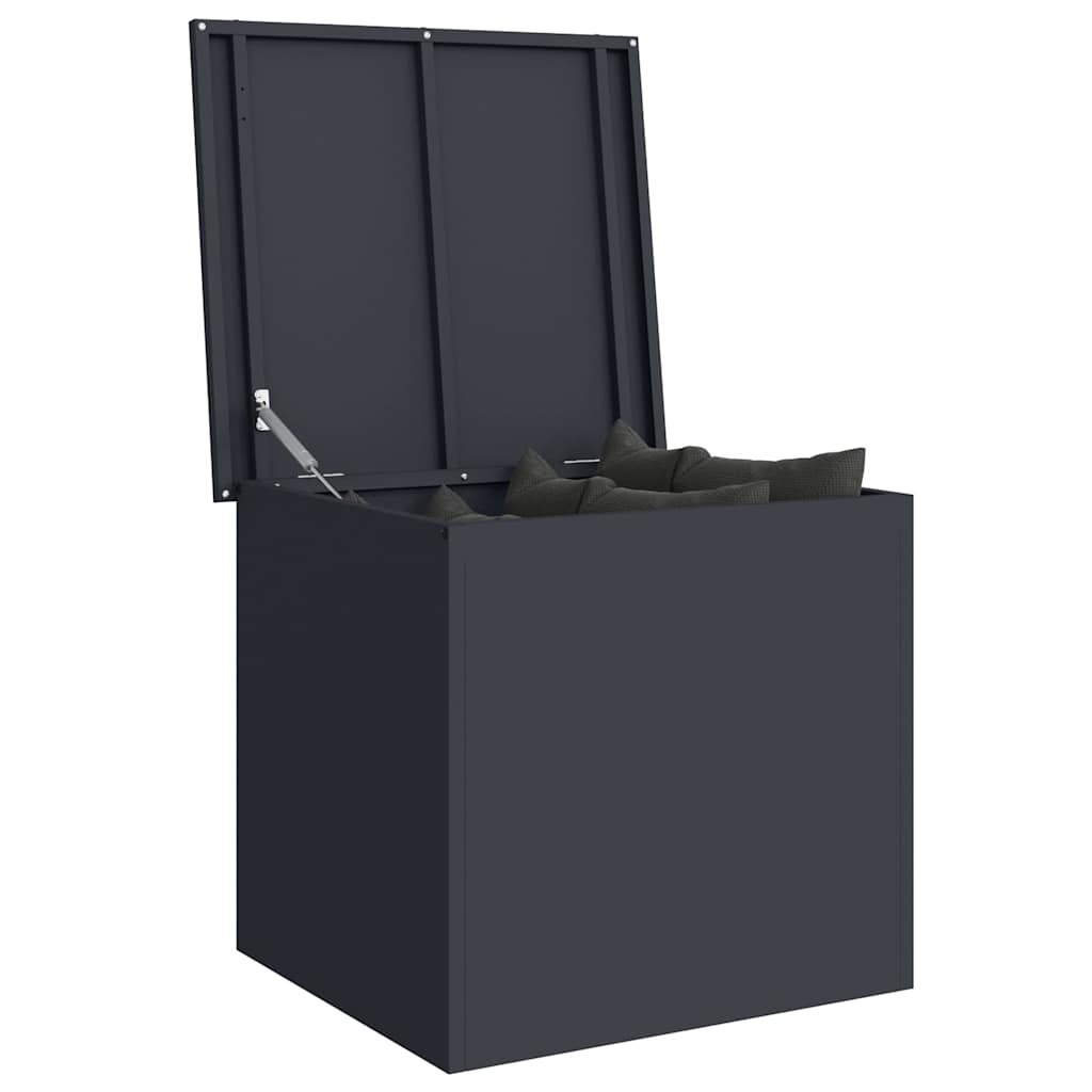 Vidaxx boîte de rangement extérieure anthracite 55 x 50,5 x 50 cm acier