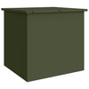Vidaxx boîte de rangement extérieure vert olive 55 x 50,5 x 50 cm acier