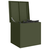 Vidaxx boîte de rangement extérieure vert olive 55 x 50,5 x 50 cm acier - afbeelding 3