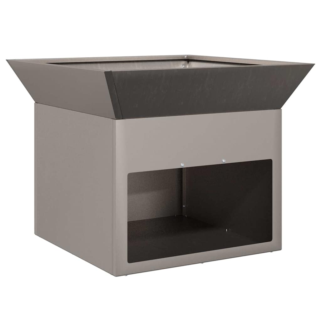 Vidaxl brasero rouillé 50 x 50 x 40 cm acier corten