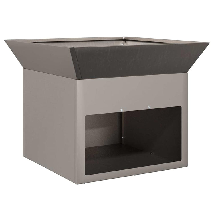 Vidaxl brasero rouillé 50 x 50 x 40 cm acier corten