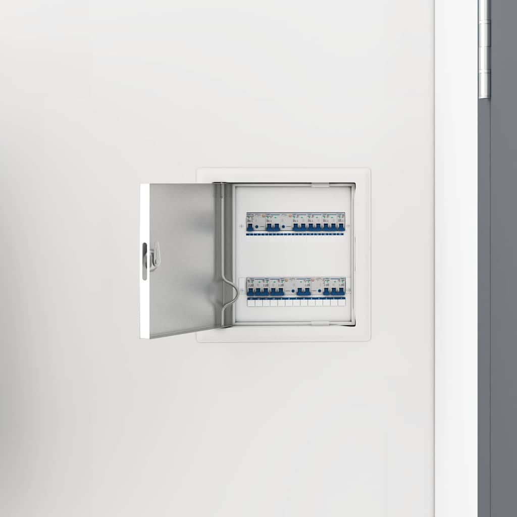 VidaXL panneau d'accès 2 pcs blanc 63 x 33 x 3 cm acier