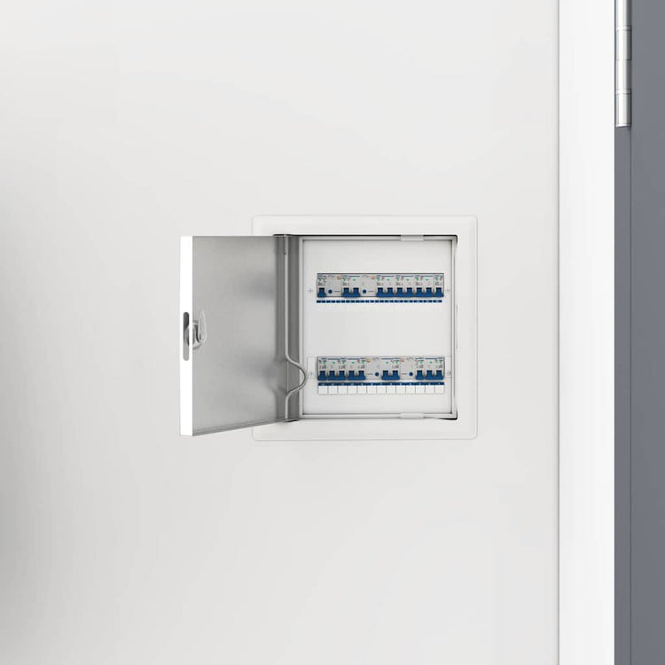 VidaXL panneau d'accès 2 pcs blanc 63 x 33 x 3 cm acier