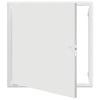 VidaXL panneau d'accès blanc 63 x 33 x 3 cm acier