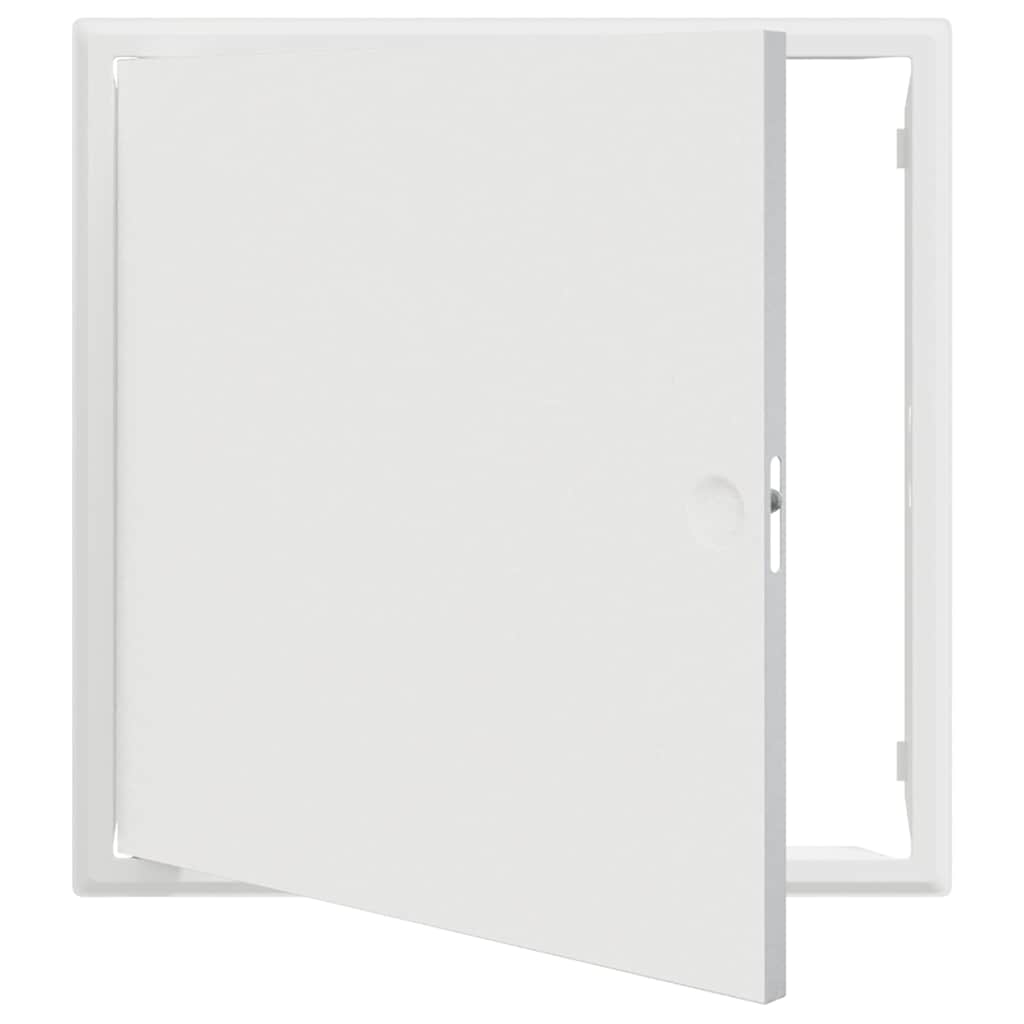 VidaXL panneau d'accès blanc 63 x 33 x 3 cm acier