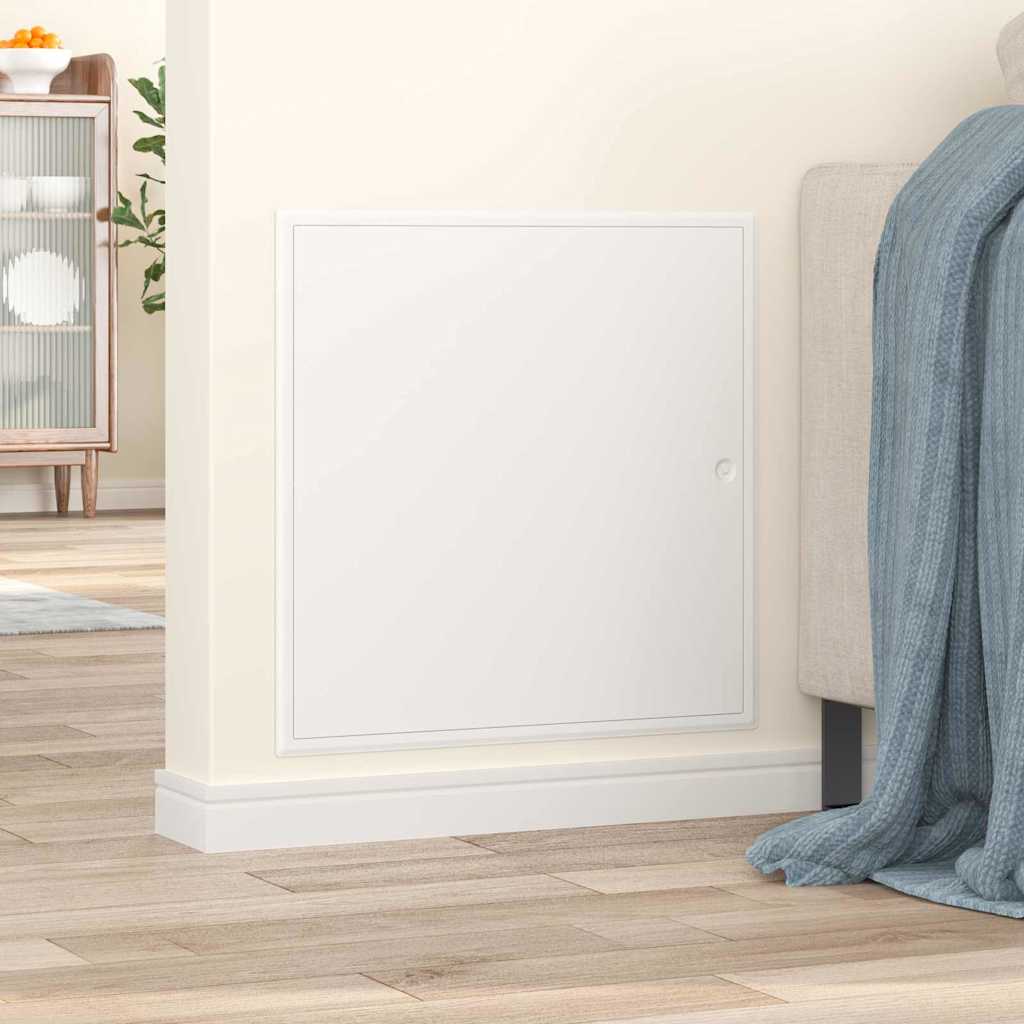 VidaXL panneau d'accès blanc 63 x 33 x 3 cm acier