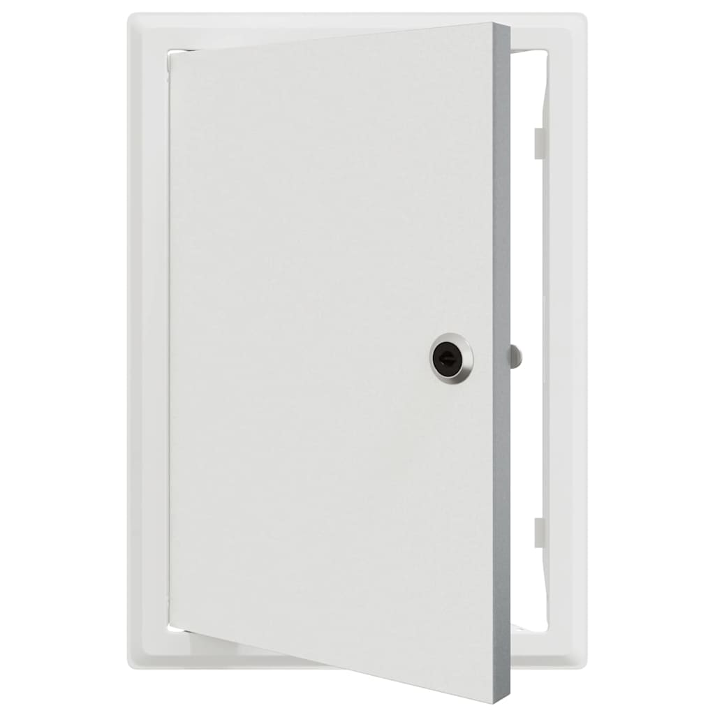 VidaXL panneau d'accès blanc 33 x 23 x 3 cm acier