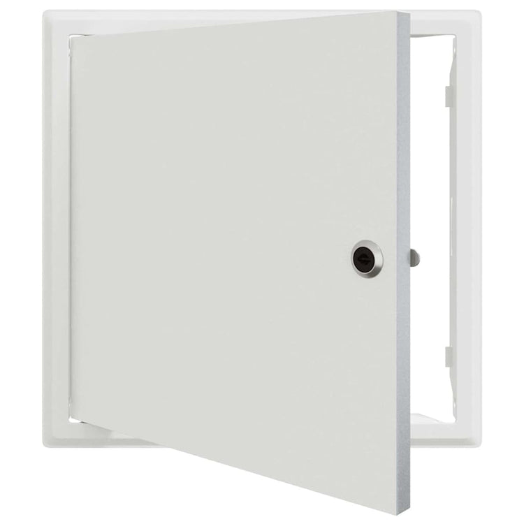 VidaXL panneau d'accès blanc 33 x 33 x 3 cm acier