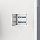 VidaXL panneau d'accès 2 pcs blanc 23 x 23 x 3 cm acier