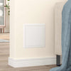 VidaXL panneau d'accès 2 pcs blanc 23 x 23 x 3 cm acier