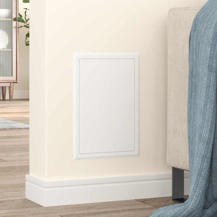 VidaXL panneau d'accès blanc 33 x 23 x 3 cm acier