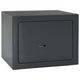 Vidaxx coffre-fort avec serrure gris foncé 23 x 17 x 17 cm acier