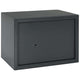 Vidaxx coffre-fort avec serrure gris foncé 35 x 25 x 25 cm acier