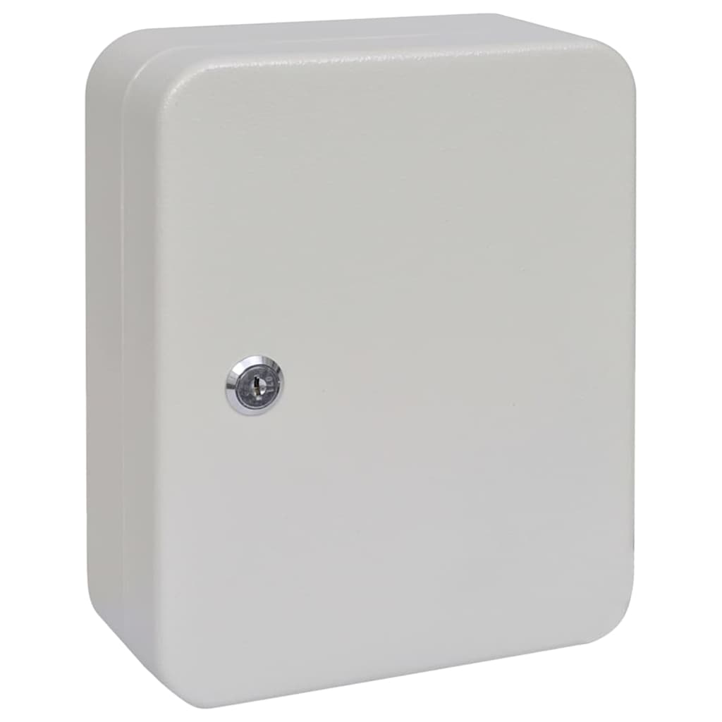 Vidaxx boîte à clés avec serrure ivoire 20 x 7,5 x 25 cm en acier
