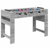 Vidaxl baby-foot gris sonoma 125 x 60,5 x 80 cm bois fini